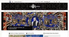 Desktop Screenshot of musee-renaissance.fr
